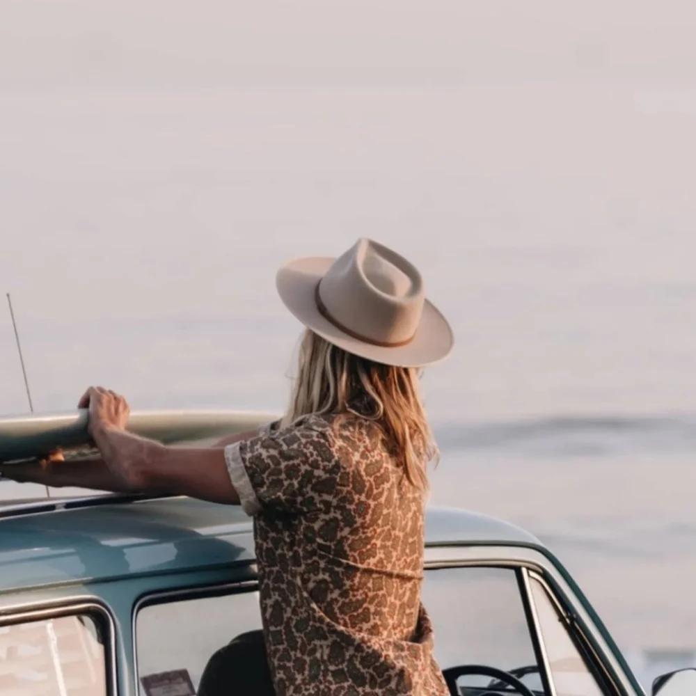 Will + Bear Calloway Cream Fedora Hat | Size Medium - NWT - Picture 6 of 10